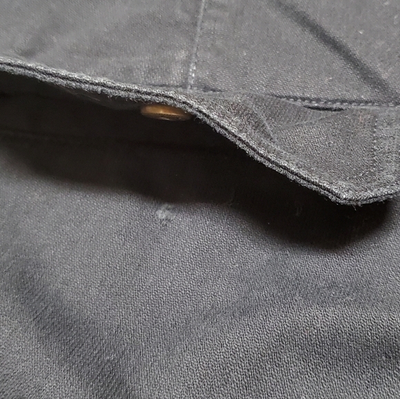 VINTAGE 90s Jones New York Black High Rise Loose Fit Lightweight Carpenter Pants - Picture 12 of 12